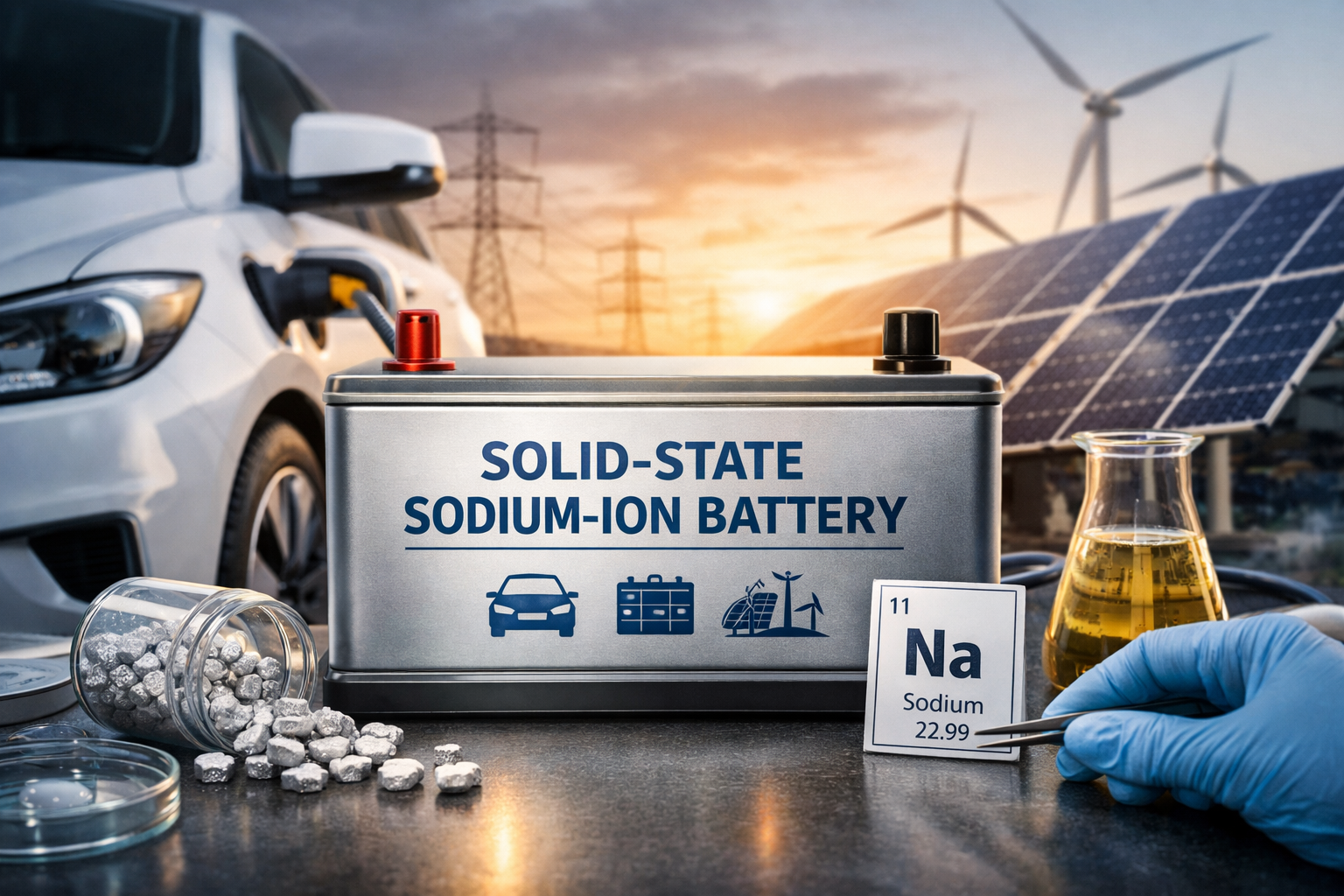 New Solid-State Sodium-Ion Battery
