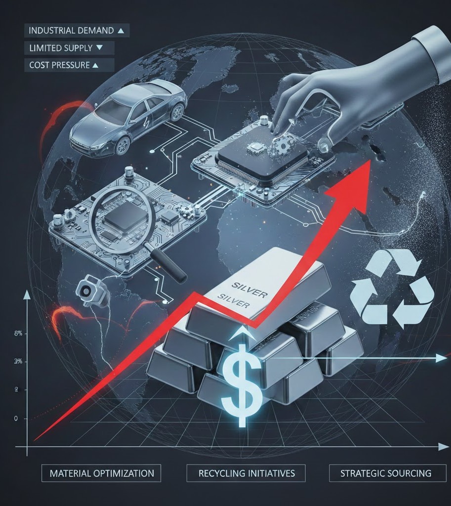 Rising Silver Prices Impact EV & Electrical Sector