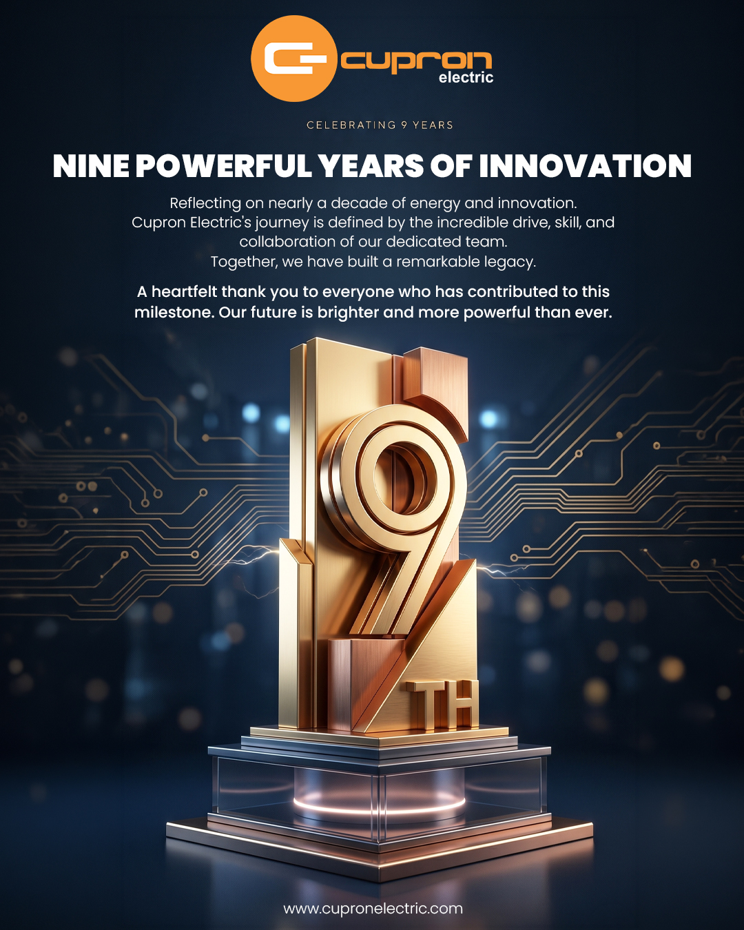 A heartfelt thank you to everyone who has contributed to this milestone.